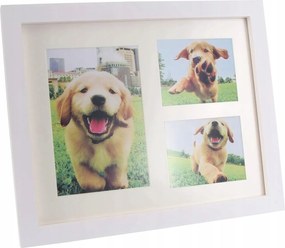 Mancsnyom készlet, kutya és macska, 3D gipsznyom készlet, képkeret