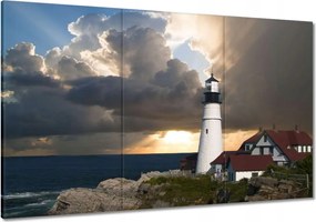Vászonkép 120x80 Világítótorony Tenger