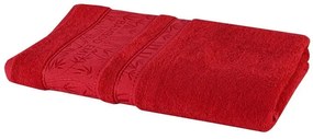 EMI Piros bambusz fürdőlepedő 70 x 140 cm