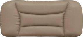 cappuccino színű műbőr fejtámla párna Hvar 90 cm