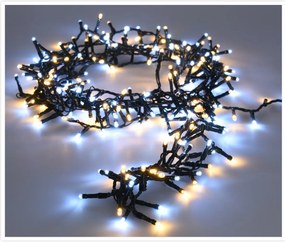 Twinkle karácsonyi fényfüzér hideg és meleg fehér, 560 LED-es, 11 m