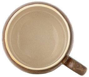 Zöld-barna kőedény bögre szett 4 db-os 400 ml Sheen – Bloomingville