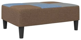 foltvarrott szövet lábzsámoly 77x55x31 cm