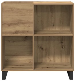Lemez szekrény Régi fa 84.5x38x90 cm Műanyag fa