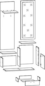 Előszoba garnitúra B202