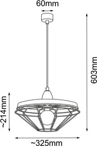 Antigo Alkaba 5013 Függőlámpa 1x60W/E27 IP20