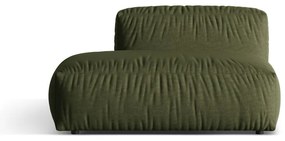 Zöld kanapé modul (bal oldali) Martina – Micadoni Home