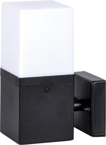 KAJA K-8140 GENEVA Modern Kültéri Fali Lámpa Fekete E27 IP44