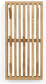 Natúr színű fém fali fogas 24 cm Parco – Spinder Design