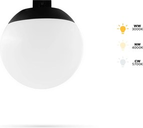 Lámpa Gömb 6W DP95 FiberFLEX 48VDC 3CCT 3000,4000,5700K sínhez