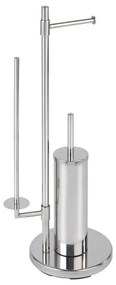 WENKO 22512100 - UNIVERSALO NEO WC-kefe 30x73 cm rozsdamentes acél/ezüstszínű