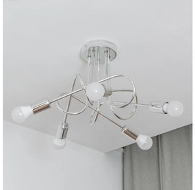 Felületre szerelhető csillár OXFORD 5xE27/15W/230V fényes króm