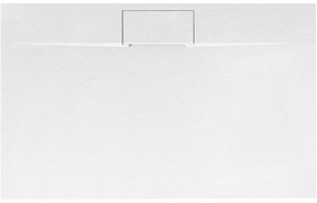 Zuhanytálca Bazalt long White 80x100
