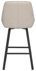 Bézs bárszék szett 2 db-os (ülésmagasság 65 cm) Alison – Rowico