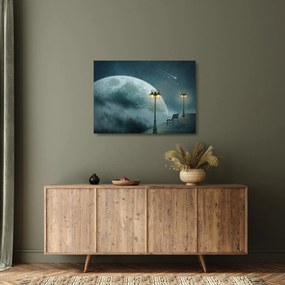 Kép - Az ég elérhető közelségben (üvegen) (70x50 cm)