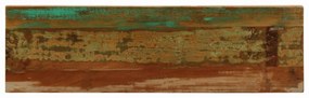 tömör újrahasznosított fa és acél tálalóasztal 120 x 35 x 76 cm