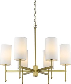 COSMOLIGHT P06970BR-WH DENVER Modern Csillár Fehér, Arany E14 IP20