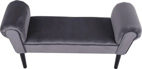 Lóca, Velvet szövet, szürke/fekete, BURDA