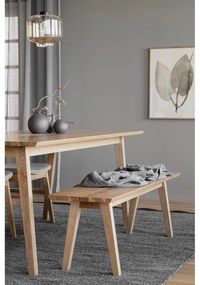 Melfort fa étkezőpad tölgyfa dekorral, 144 x 38 cm - Rowico