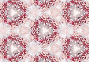 Flizelin fotótapéta Bazsarózsa és hortenzia Rózsa Szürke 250x175 +ragasztó