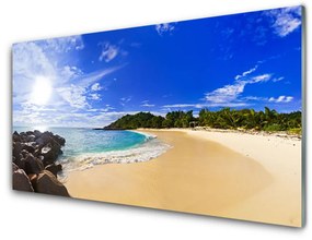 Akrilkép Sun Sea Beach Landscape 125x50 cm