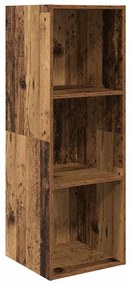 TV Szekrény Szett 3 pcs Régi fa 37 x 37 x 142.5 cm Faanyag