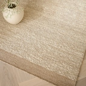 Bézs-krémszínű kézi szövésű gyapjú szőnyeg 200x290 cm Lima Sand – Asiatic Carpets
