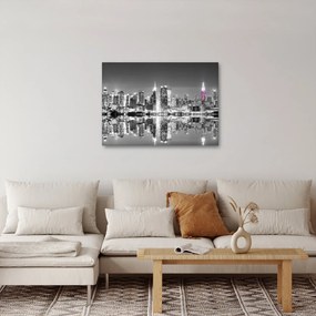 Kép - New York és a lila felhőkarcoló (70x50 cm)