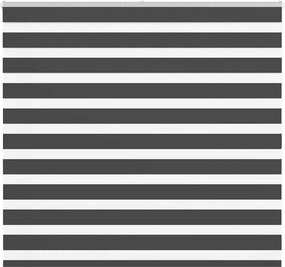vidaXL zebrafüggönnyel fekete szövetszélesség 155,9 cm poliészter