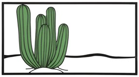 Fali panel kaktusz 60x1,3x33cm