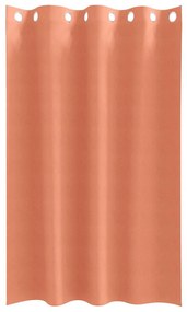 Függönyök függönyökkel 2 pcs Terrakotta Poliészter