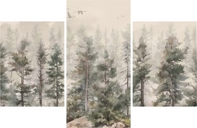 Kép - Fenyőerdő I., akvárium (90x60 cm)