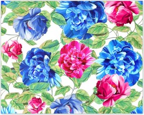 Poszterek 50x40 Színes virágok Virágok