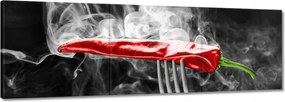 Vászonkép 90x30 Chili paprika villa