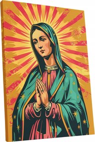 Vászonkép Divatos Szűz Mária ikon otthon nappali szoba 60x80