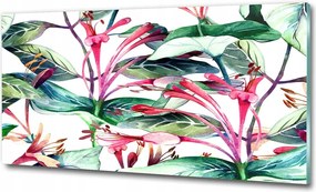 Fotó kép edzett üveg Virágos minta 100x70