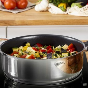 Rozsdamentes acél serpenyő fedővel ø 24 cm Daily Cook – Tefal