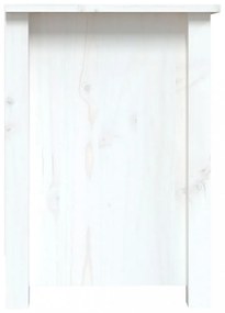 fehér tömör fenyőfa TV-szekrény 103 x 36,5 x 52 cm