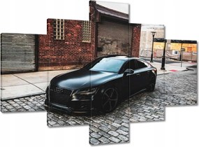 Vászonkép 100x70 matt fekete Audi