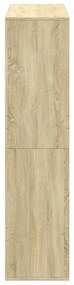 sonoma tölgy színű szerelt fa térelválasztó 100 x 33 x 135 cm