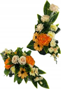 Csokor Nád Kompozíció Sír Temető Művirágok