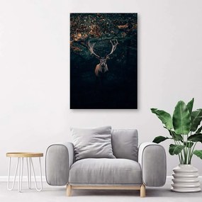 Gario Vászonkép Szarvas a bokrok között Méret: 40 x 60 cm