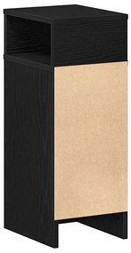 2 db fekete éjjeliszekrény fiókkal 25 x 31 x 66 cm