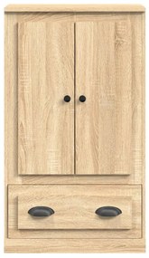 sonoma tölgy szerelt fa magasszekrény 60x35,5x103,5 cm