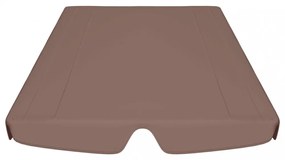 barna csere ponyva kerti hintaágyhoz 188/168 x 145/110 cm