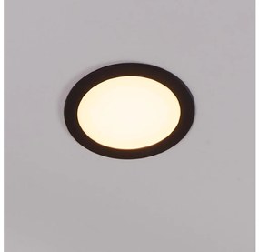 Eglo 31744 - LED fényerőszabályozható fürdőszobai lámpatest FUEVA-Z 10,5W/230V IP44 fekete