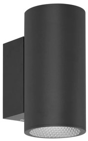 ITALUX OWL-2805-2-4K LENTA Modern Kültéri Fali Lámpa Fekete LED IP44