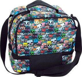 Minecraft Chibi thermo uzsonnás táska 21 cm
