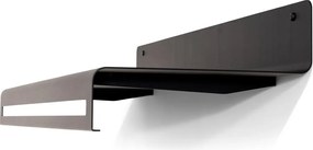 Fekete fém fali fogas polccal 60 cm Sway – Spinder Design