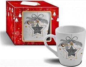 Szuper Bögre Mikulás Karácsonyra Ajándék Iskola Munka Család Csillag